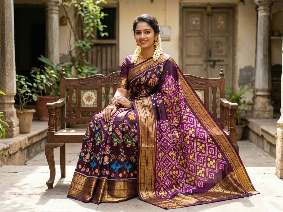 Pochampally Ikat Silk Sarees 15000 Silk Mark Certified, Silk Mark Certified Pochampally Sarees, Pochampally Pure Silk Sarees, Original Pochampally Ikat Silk Sarees, Handloom Pochampally Silk Sarees, Authentic Silk Mark Certified Sarees, Pure Silk Ikat Sarees, Buy Pochampally Silk Sarees Online, Designer Ikat Silk Sarees, Telangana Handloom Silk Sarees, Premium Pochampally Silk Sarees, Traditional Ikat Silk Sarees, Indian Handloom Silk Sarees, Certified Silk Sarees Online, Handwoven Pochampally Sarees