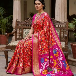 Pochampally Ikat Silk Sarees 15000 Silk Mark Certified, Silk Mark Certified Pochampally Sarees, Pochampally Pure Silk Sarees, Original Pochampally Ikat Silk Sarees, Handloom Pochampally Silk Sarees, Authentic Silk Mark Certified Sarees, Pure Silk Ikat Sarees, Buy Pochampally Silk Sarees Online, Designer Ikat Silk Sarees, Telangana Handloom Silk Sarees, Premium Pochampally Silk Sarees, Traditional Ikat Silk Sarees, Indian Handloom Silk Sarees, Certified Silk Sarees Online, Handwoven Pochampally Sarees