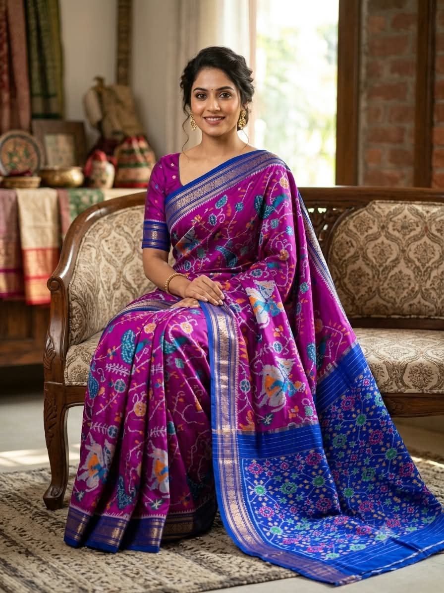 Pochampally Ikat Silk Sarees 15000 Silk Mark Certified, Silk Mark Certified Pochampally Sarees, Pochampally Pure Silk Sarees, Original Pochampally Ikat Silk Sarees, Handloom Pochampally Silk Sarees, Authentic Silk Mark Certified Sarees, Pure Silk Ikat Sarees, Buy Pochampally Silk Sarees Online, Designer Ikat Silk Sarees, Telangana Handloom Silk Sarees, Premium Pochampally Silk Sarees, Traditional Ikat Silk Sarees, Indian Handloom Silk Sarees, Certified Silk Sarees Online, Handwoven Pochampally Sarees