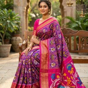 Pochampally Ikat Silk Sarees 15000 Silk Mark Certified, Silk Mark Certified Pochampally Sarees, Pochampally Pure Silk Sarees, Original Pochampally Ikat Silk Sarees, Handloom Pochampally Silk Sarees, Authentic Silk Mark Certified Sarees, Pure Silk Ikat Sarees, Buy Pochampally Silk Sarees Online, Designer Ikat Silk Sarees, Telangana Handloom Silk Sarees, Premium Pochampally Silk Sarees, Traditional Ikat Silk Sarees, Indian Handloom Silk Sarees, Certified Silk Sarees Online, Handwoven Pochampally Sarees