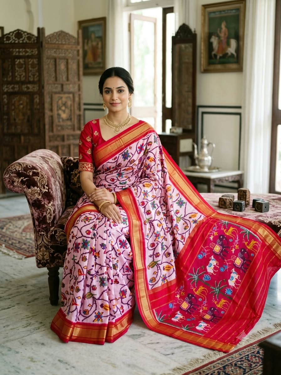 Pochampally Ikat Silk Sarees 15000 Silk Mark Certified, Silk Mark Certified Pochampally Sarees, Pochampally Pure Silk Sarees, Original Pochampally Ikat Silk Sarees, Handloom Pochampally Silk Sarees, Authentic Silk Mark Certified Sarees, Pure Silk Ikat Sarees, Buy Pochampally Silk Sarees Online, Designer Ikat Silk Sarees, Telangana Handloom Silk Sarees, Premium Pochampally Silk Sarees, Traditional Ikat Silk Sarees, Indian Handloom Silk Sarees, Certified Silk Sarees Online, Handwoven Pochampally Sarees
