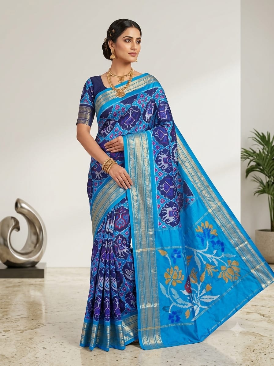 Pochampally Ikat Silk Sarees 15000 Silk Mark Certified, Silk Mark Certified Pochampally Sarees, Pochampally Pure Silk Sarees, Original Pochampally Ikat Silk Sarees, Handloom Pochampally Silk Sarees, Authentic Silk Mark Certified Sarees, Pure Silk Ikat Sarees, Buy Pochampally Silk Sarees Online, Designer Ikat Silk Sarees, Telangana Handloom Silk Sarees, Premium Pochampally Silk Sarees, Traditional Ikat Silk Sarees, Indian Handloom Silk Sarees, Certified Silk Sarees Online, Handwoven Pochampally Sarees