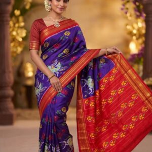 Pochampally Ikat Silk Sarees 15000 Silk Mark Certified, Silk Mark Certified Pochampally Sarees, Pochampally Pure Silk Sarees, Original Pochampally Ikat Silk Sarees, Handloom Pochampally Silk Sarees, Authentic Silk Mark Certified Sarees, Pure Silk Ikat Sarees, Buy Pochampally Silk Sarees Online, Designer Ikat Silk Sarees, Telangana Handloom Silk Sarees, Premium Pochampally Silk Sarees, Traditional Ikat Silk Sarees, Indian Handloom Silk Sarees, Certified Silk Sarees Online, Handwoven Pochampally Sarees