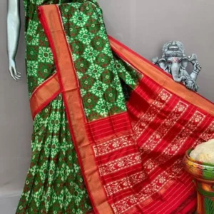 Pochampally silk sarees with blouse, double ikkat handloom silk sarees, silk mark certified sarees premium