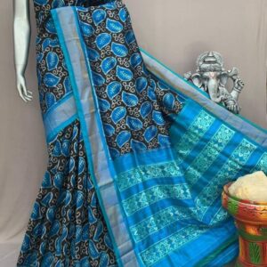 Pochampally Silk Sarees With Blouse Silk Mark - PABS120019
