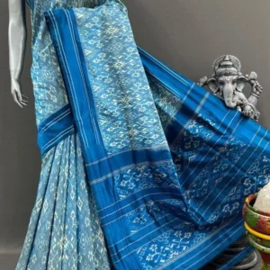 Pochampally silk sarees with blouse, double ikkat handloom silk sarees, silk mark certified sarees premium