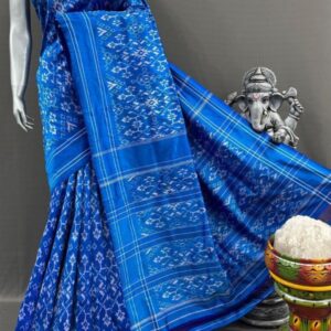 Pochampally Silk Sarees With Blouse Silk Mark - PABS120028