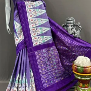 Pochampally silk sarees with blouse, double ikkat handloom silk sarees, silk mark certified sarees premium