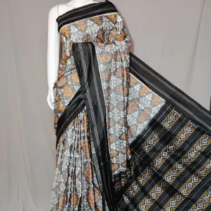 Pochampally silk sarees with blouse, double ikkat handloom silk sarees, silk mark certified sarees premium
