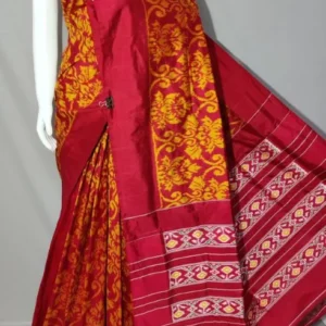 Pochampally silk sarees with blouse, double ikkat handloom silk sarees, silk mark certified sarees premium