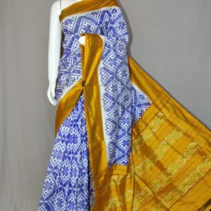 Pochampally silk sarees with blouse, double ikkat handloom silk sarees, silk mark certified sarees premium