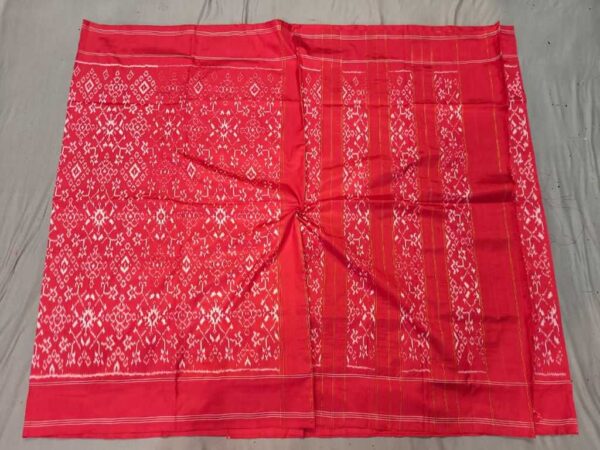 Double Ikkat Pochampally Silk  Saree  With Blouse | Handloom Sarees -PRSS120006