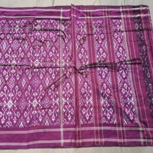 Double Ikkat Pochampally Silk  Saree  With Blouse | Handloom Sarees -PRSS120009