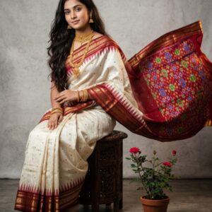 Pochampally ikkat silk sarees forest designs, floral designs, double ikkat premium sarees silk mark certified