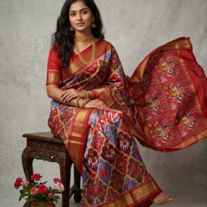 Pochampally ikkat silk sarees forest designs, floral designs, double ikkat premium sarees silk mark certified