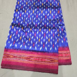 Pochampally Ikkat  Silk  Saree Light Weight Without Blouse  -PRSS690019