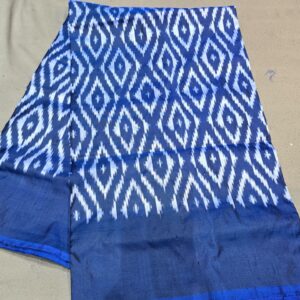Pochampally Ikkat  Silk  Saree Light Weight Without Blouse  -PRSS690021