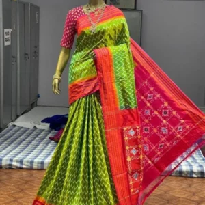 Double Ikkat Pochampally Ikkat Silk Sarees - SMSS115004