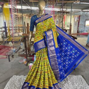 Pochampally Ikkat Silk Sarees | Silk Mark Certified Sarees - SMSS129002