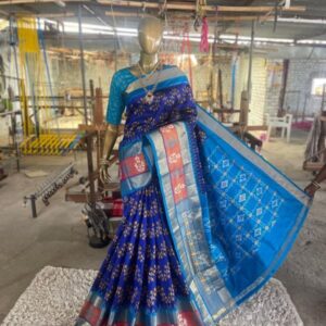 Pochampally Ikkat Silk Sarees | Silk Mark Certified Sarees - SMSS129007