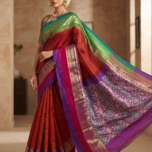 Pochampally Ikat Silk Sarees 13000 Silk Mark Certified, Silk Mark Certified Pochampally Sarees, Pochampally Pure Silk Sarees, Original Pochampally Ikat Silk Sarees, Handloom Pochampally Silk Sarees, Authentic Silk Mark Certified Sarees, Pure Silk Ikat Sarees, Buy Pochampally Silk Sarees Online, Designer Ikat Silk Sarees, Telangana Handloom Silk Sarees, Premium Pochampally Silk Sarees, Traditional Ikat Silk Sarees, Indian Handloom Silk Sarees, Certified Silk Sarees Online, Handwoven Pochampally Sarees