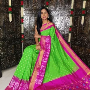 Pochampally Ikkat Silk Sarees With Blouse | Silk mark Sarees - SMSS99001