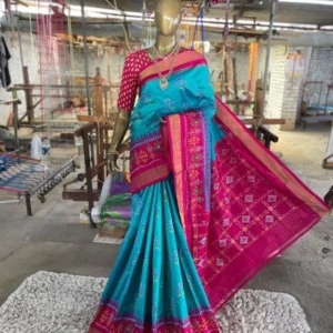 Pochampally Ikkat Silk Sarees With Blouse | Silk mark Sarees - SMSS990010