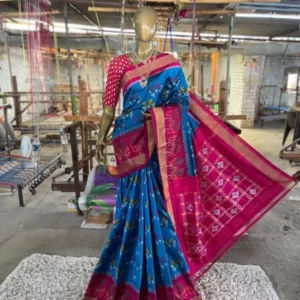 Pochampally Ikkat Silk Sarees With Blouse | Silk mark Sarees - SMSS990011