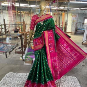 Pochampally Ikkat Silk Sarees With Blouse | Silk mark Sarees - SMSS990012