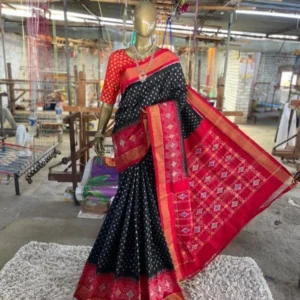 Pochampally Ikkat Silk Sarees With Blouse | Silk mark Sarees - SMSS990016
