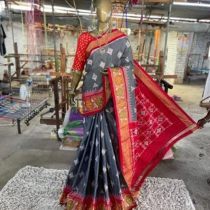 Pochampally Ikkat Silk Sarees With Blouse | Silk mark Sarees - SMSS990017