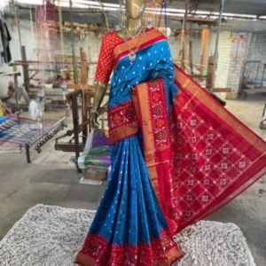 Pochampally Ikkat Silk Sarees With Blouse | Silk mark Sarees - SMSS990018