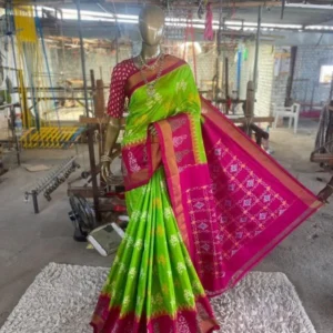 Pochampally Ikkat Silk Sarees With Blouse | Silk mark Sarees - SMSS99002