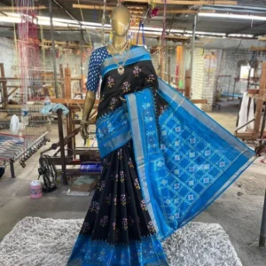 Pochampally Ikkat Silk Sarees With Blouse | Silk mark Sarees - SMSS990023