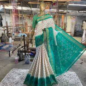 Pochampally Ikkat Silk Sarees With Blouse | Silk mark Sarees - SMSS990025