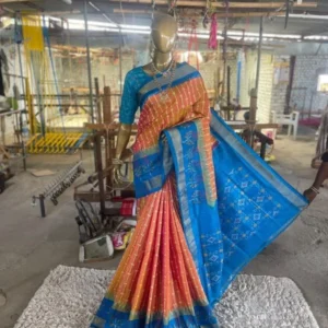 Pochampally Ikkat Silk Sarees With Blouse | Silk mark Sarees - SMSS99005