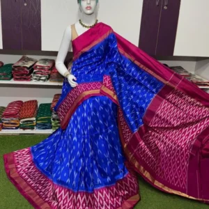 Pochampally silk sarees, ikkat silk sarees with blouse, pochampally ikkat sarees, double ikkat silk sarees, Pattu sarees