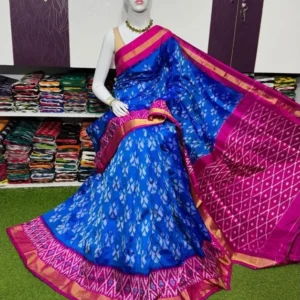 Pochampally silk sarees, ikkat silk sarees with blouse, pochampally ikkat sarees, double ikkat silk sarees, Pattu sarees