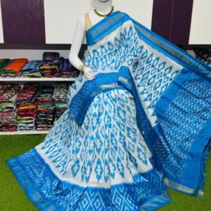 Pochampally silk sarees, ikkat silk sarees with blouse, pochampally ikkat sarees, double ikkat silk sarees, Pattu sarees