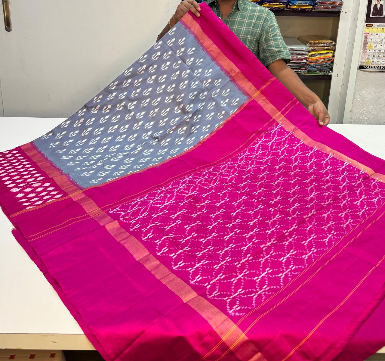 Pochampally silk sarees, ikkat silk sarees with blouse, pochampally ikkat sarees, double ikkat silk sarees, Pattu sarees