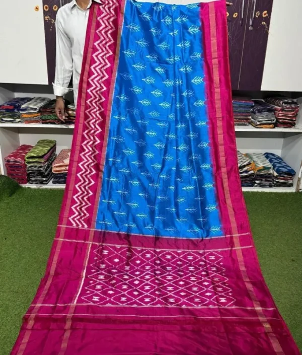 Pochampally silk sarees, ikkat silk sarees with blouse, pochampally ikkat sarees, double ikkat silk sarees, Pattu sarees