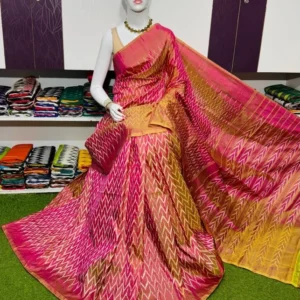 Pochampally silk sarees, ikkat silk sarees with blouse, pochampally ikkat sarees, double ikkat silk sarees, Pattu sarees