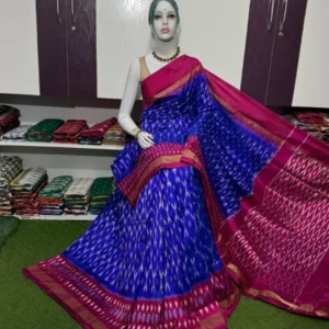 Pochampally silk sarees, ikkat silk sarees with blouse, pochampally ikkat sarees, double ikkat silk sarees, Pattu sarees