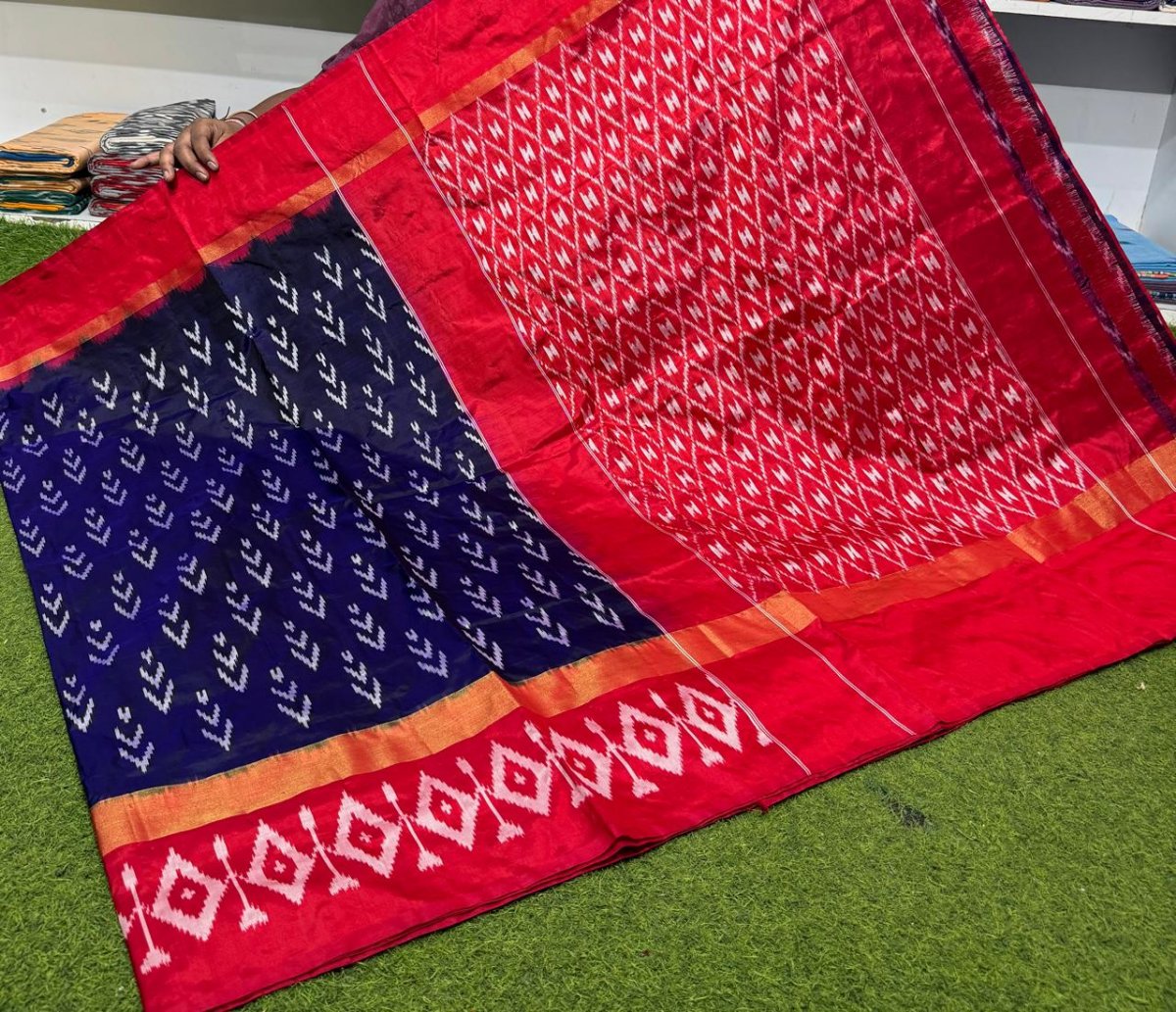 Pochampally ikkat silk sarees, ikkat handloom sarees, silk Mark certified sarees
