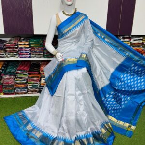 Pochampally silk sarees, ikkat silk sarees with blouse, pochampally ikkat sarees, double ikkat silk sarees, Pattu sarees