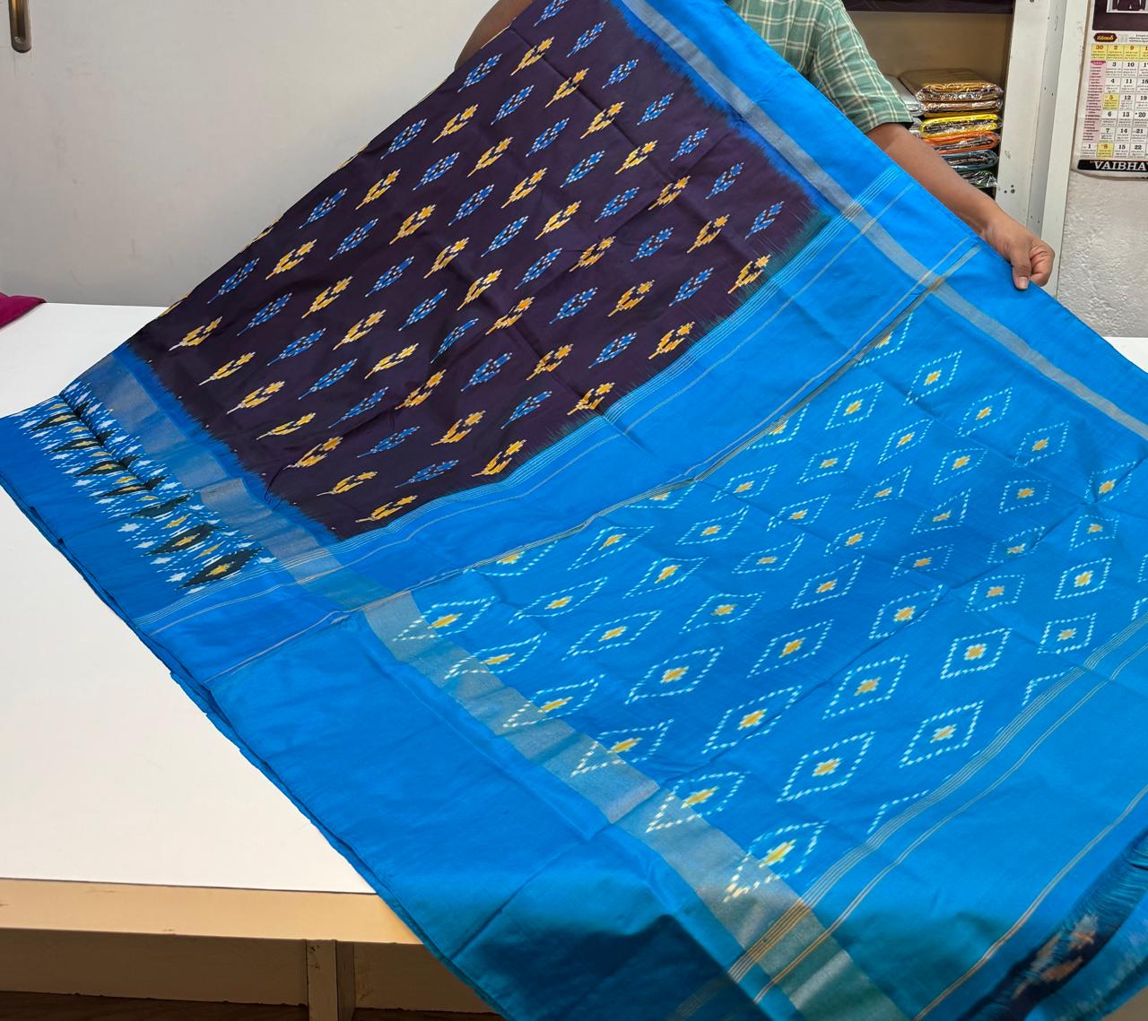 Pochampally silk sarees, ikkat silk sarees with blouse, pochampally ikkat sarees, double ikkat silk sarees, Pattu sarees