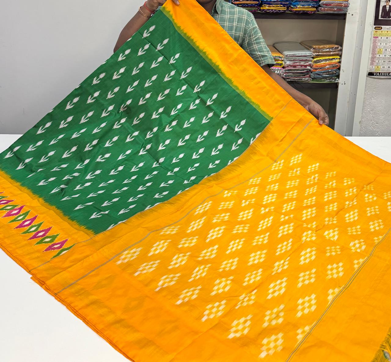 Pochampally silk sarees, ikkat silk sarees with blouse, pochampally ikkat sarees, double ikkat silk sarees, Pattu sarees