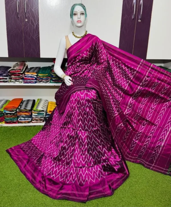 Pochampally silk sarees, ikkat silk sarees with blouse, pochampally ikkat sarees, double ikkat silk sarees, Pattu sarees
