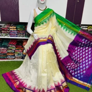 Pure Ikkat Silk Sarees Light Weight