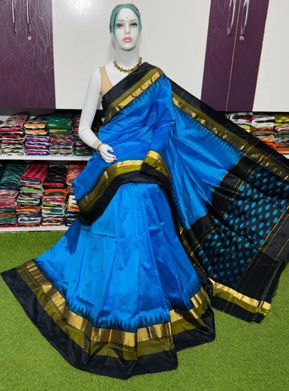 Pochampally silk sarees, ikkat silk sarees with blouse, pochampally ikkat sarees, double ikkat silk sarees, Pattu sarees